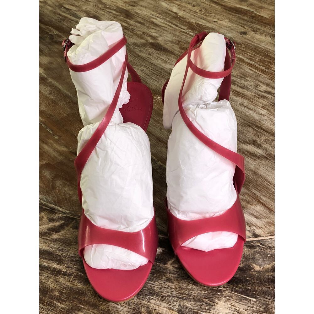 Marc Fisher Claudie Sandal Jelly Heels Strappy Pink NEW 8 - Picture 2 of 8